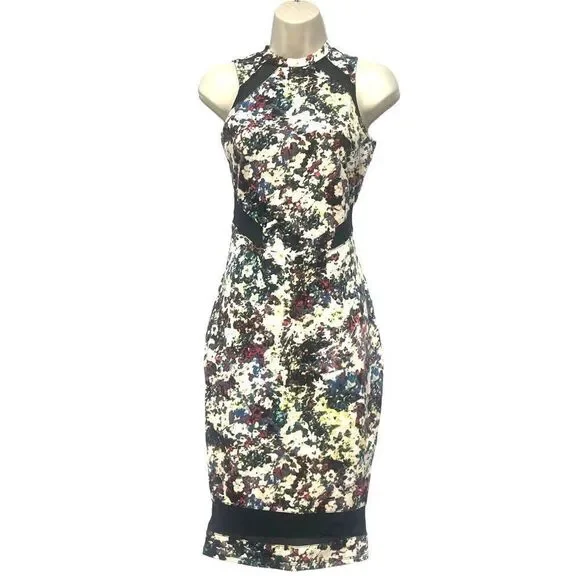 $59.00 Material Girl Junior’s Sleeveless Floral Print Bodyco, Multi, Size S - Picture 1 of 14